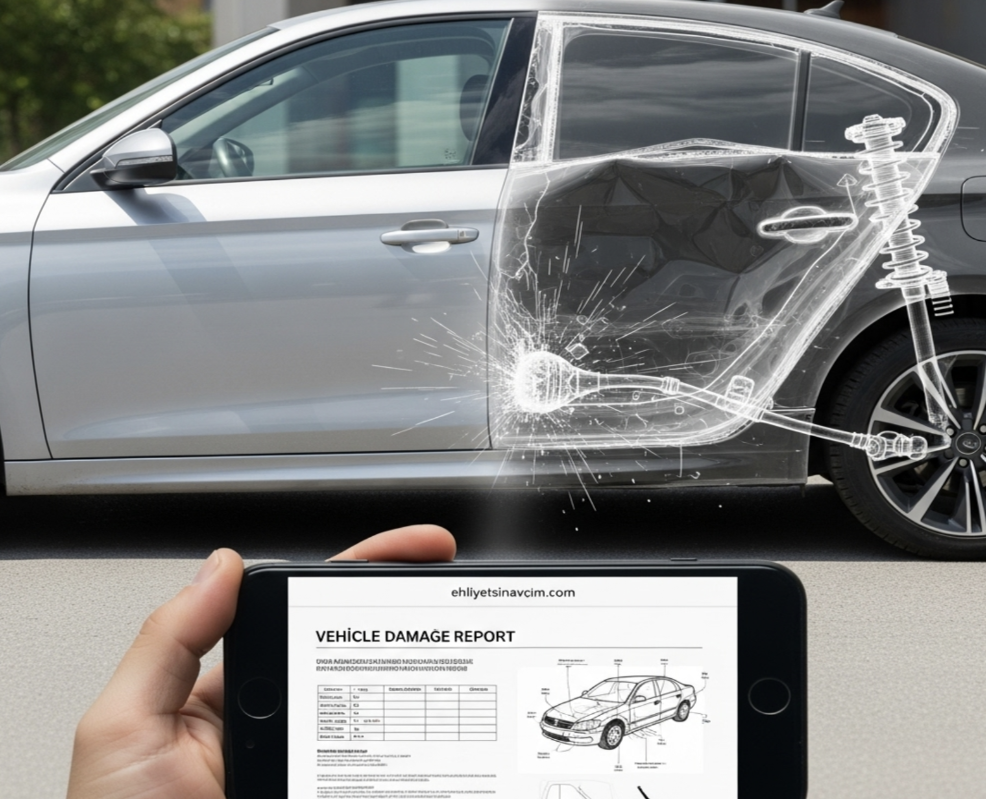 Ağır Hasar Kayıtlı Araç ve Tramer Sorgulama