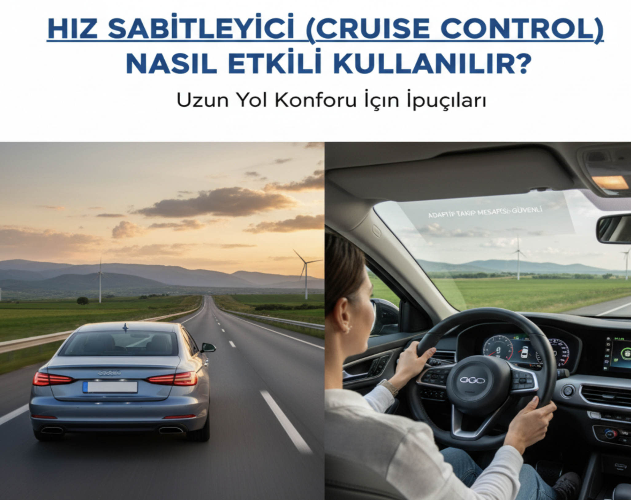 Hız Sabitleyici (Cruise Control) Nasıl Etkili Kullanılır? Uzun Yol Konforu İçin İpuçları